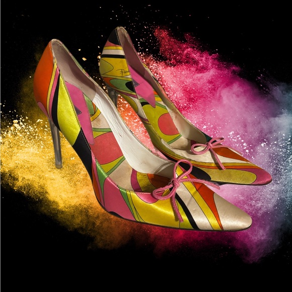 Emilio Pucci Shoes - Emilio Pucci Multicolor Women's Heels